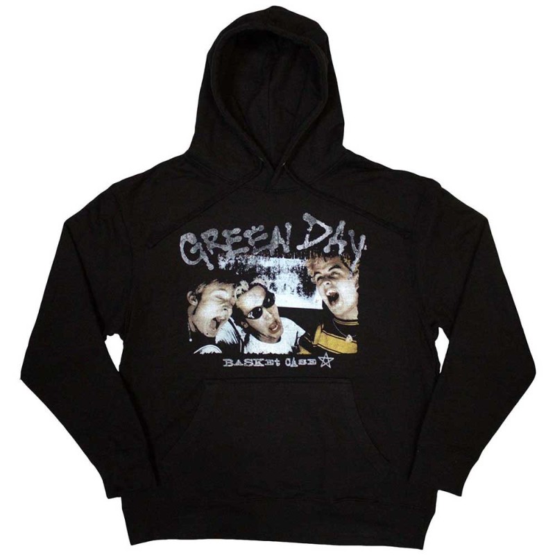 Green Day Unisex Pullover Hoodie: Basket Case Star